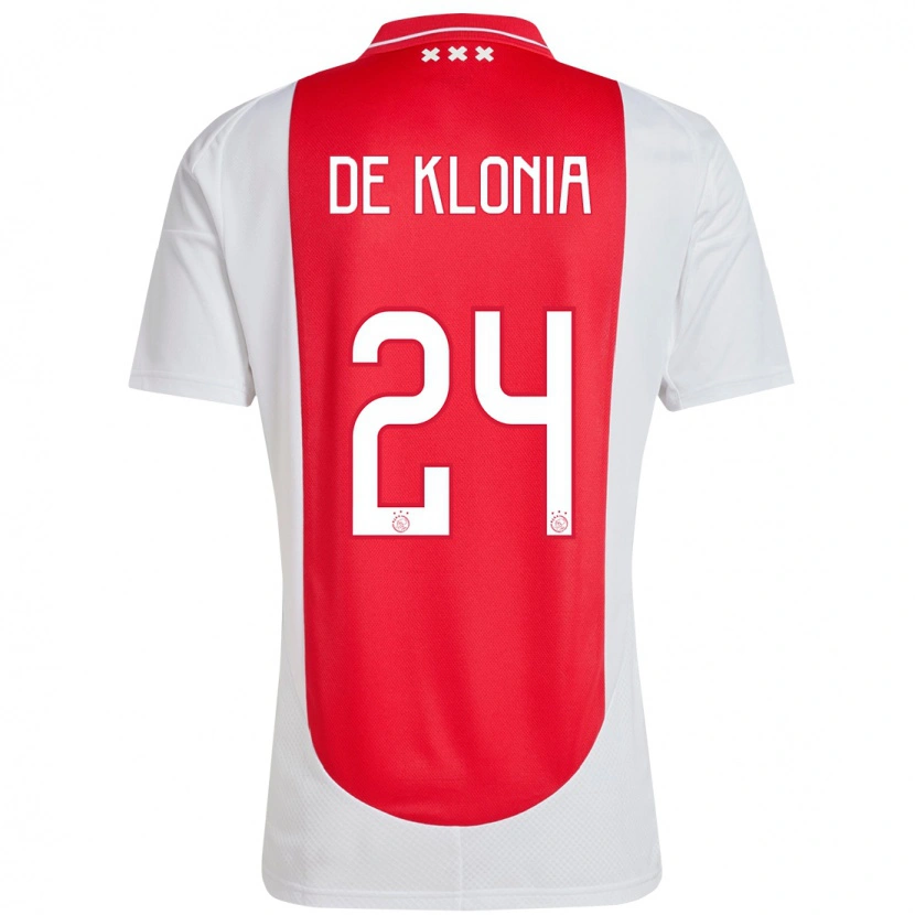 Danxen Niño Camiseta Daliyah De Klonia #24 Rojo Blanco 1ª Equipación 2024/25 La Camisa