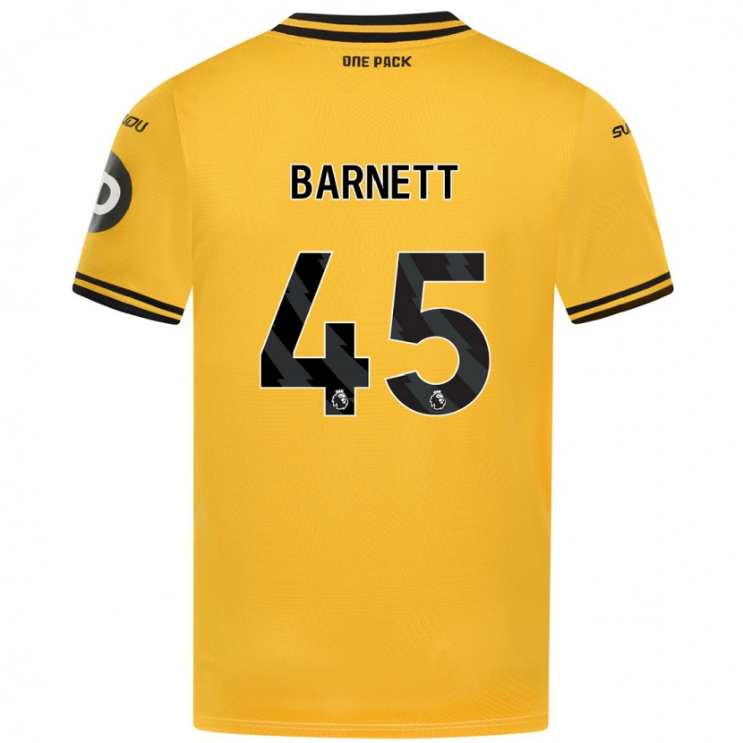 Danxen Niño Camiseta Ty Barnett #45 Amarillo 1ª Equipación 2024/25 La Camisa