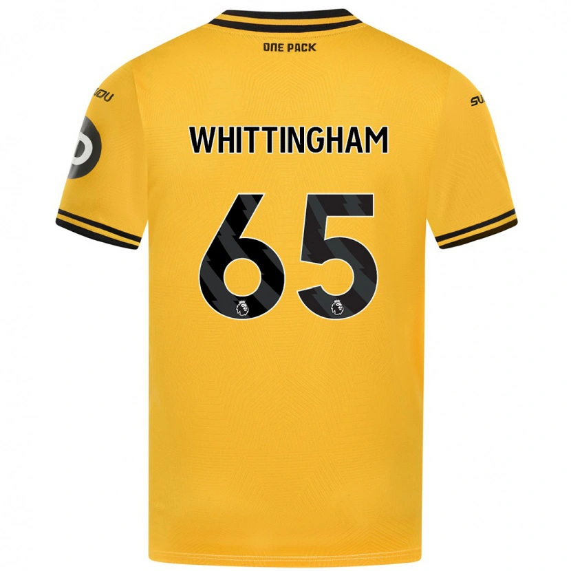 Danxen Niño Camiseta Matthew Whittingham #65 Amarillo 1ª Equipación 2024/25 La Camisa