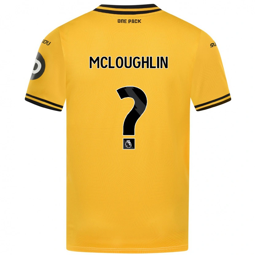 Danxen Niño Camiseta Lee Mcloughlin #0 Amarillo 1ª Equipación 2024/25 La Camisa