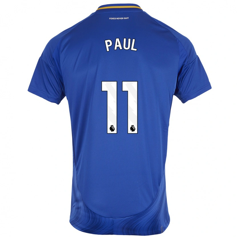 Danxen Niño Camiseta Lachante Paul #11 Azul Blanco 1ª Equipación 2024/25 La Camisa