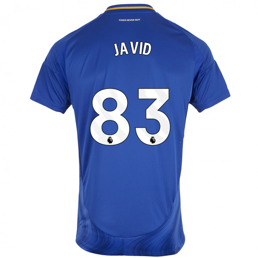 Danxen Niño Camiseta Abdullah Javid #83 Azul Blanco 1ª Equipación 2024/25 La Camisa