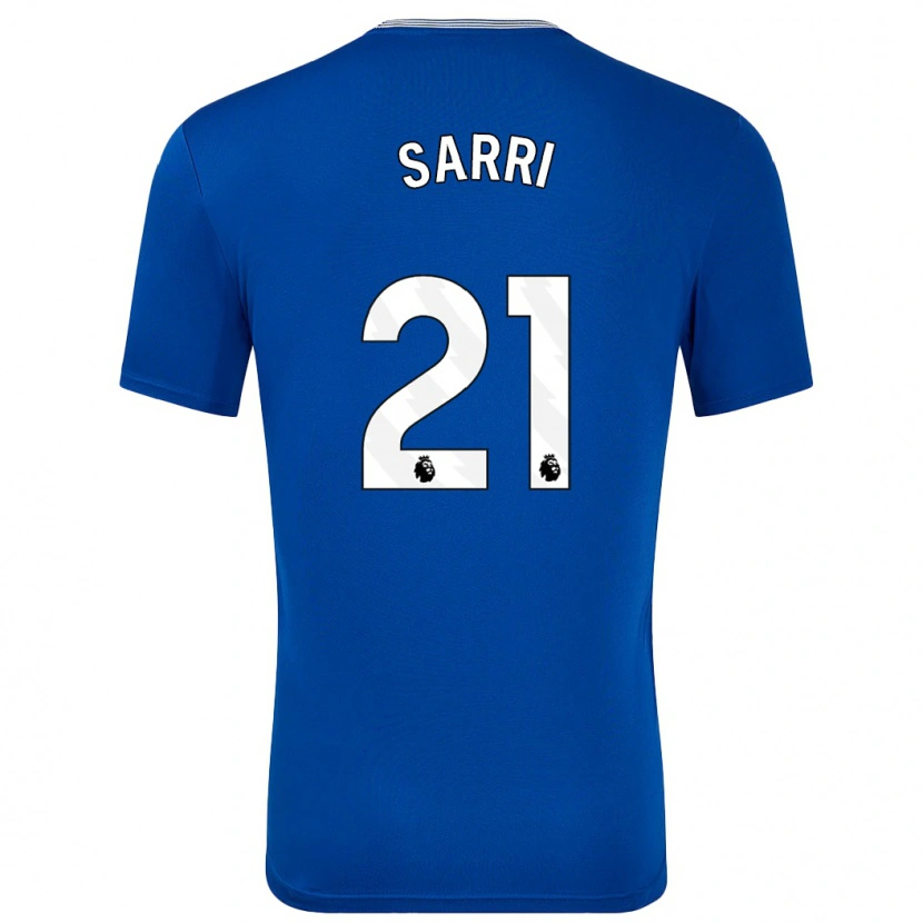 Danxen Niño Camiseta Veatriki Sarri #21 Azul Con 1ª Equipación 2024/25 La Camisa