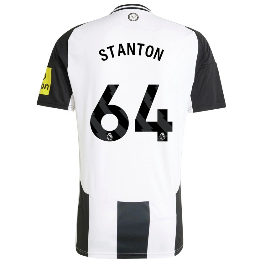 Danxen Niño Camiseta Ellis Stanton #64 Blanco Negro 1ª Equipación 2024/25 La Camisa
