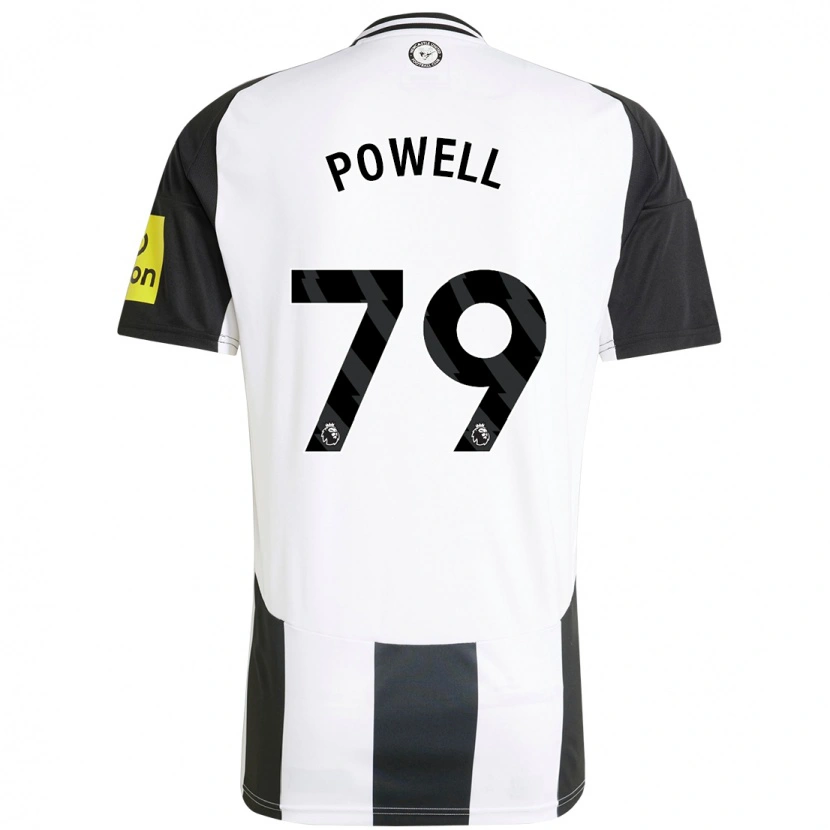 Danxen Niño Camiseta Rory Powell #79 Blanco Negro 1ª Equipación 2024/25 La Camisa