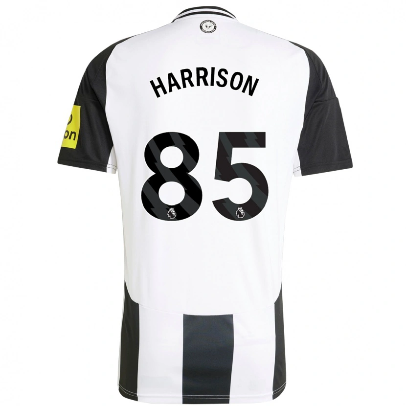 Danxen Niño Camiseta Adam Harrison #85 Blanco Negro 1ª Equipación 2024/25 La Camisa