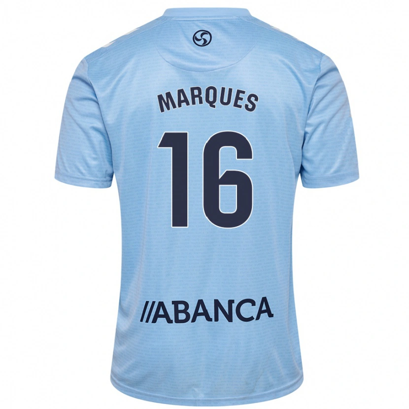 Danxen Niño Camiseta 
Jailson Marques Siqueira #16 Azul Cielo 1ª Equipación 2024/25 La Camisa