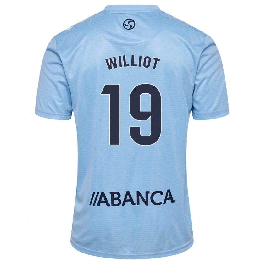 Danxen Niño Camiseta Williot Swedberg #19 Azul Cielo 1ª Equipación 2024/25 La Camisa