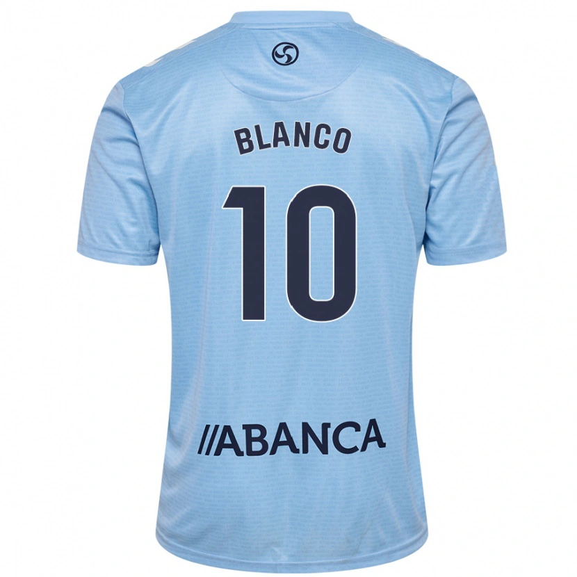 Danxen Niño Camiseta Raúl Blanco #10 Azul Cielo 1ª Equipación 2024/25 La Camisa