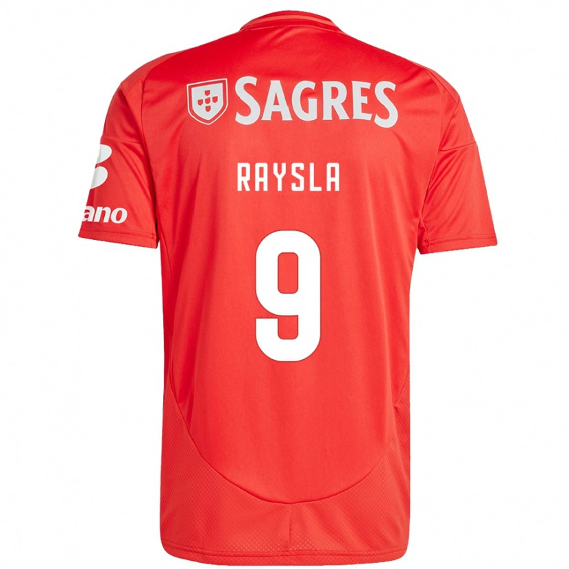 Danxen Niño Camiseta Nycole Raysla #9 Rojo Blanco 1ª Equipación 2024/25 La Camisa
