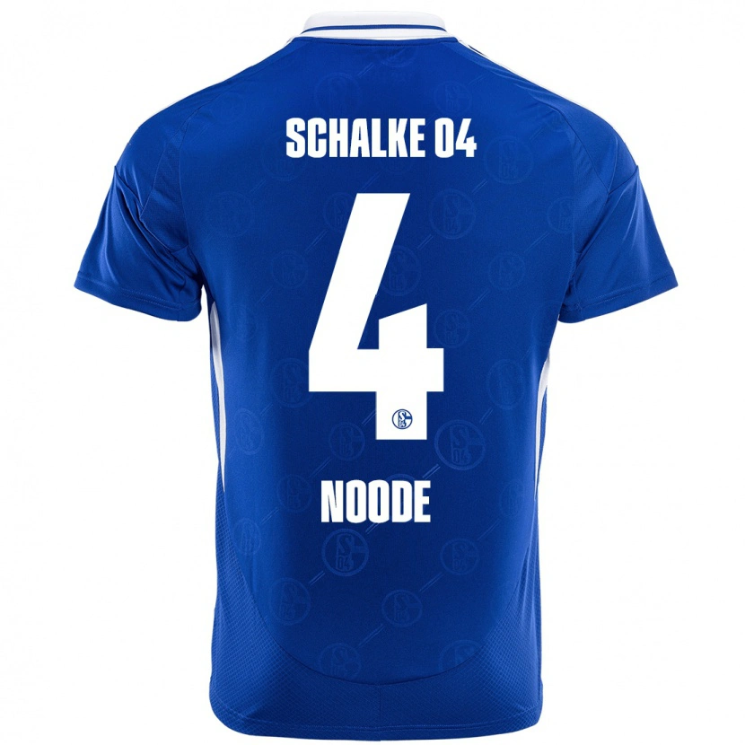 Danxen Niño Camiseta Steve Noode #4 Azul Real 1ª Equipación 2024/25 La Camisa