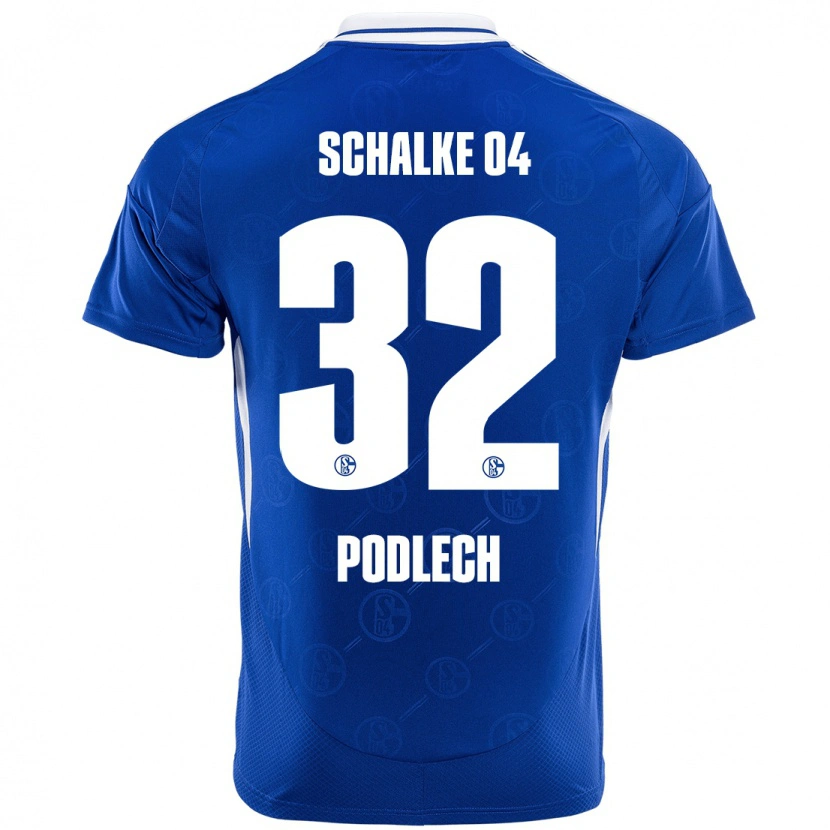 Danxen Niño Camiseta Luca Podlech #32 Azul Real 1ª Equipación 2024/25 La Camisa