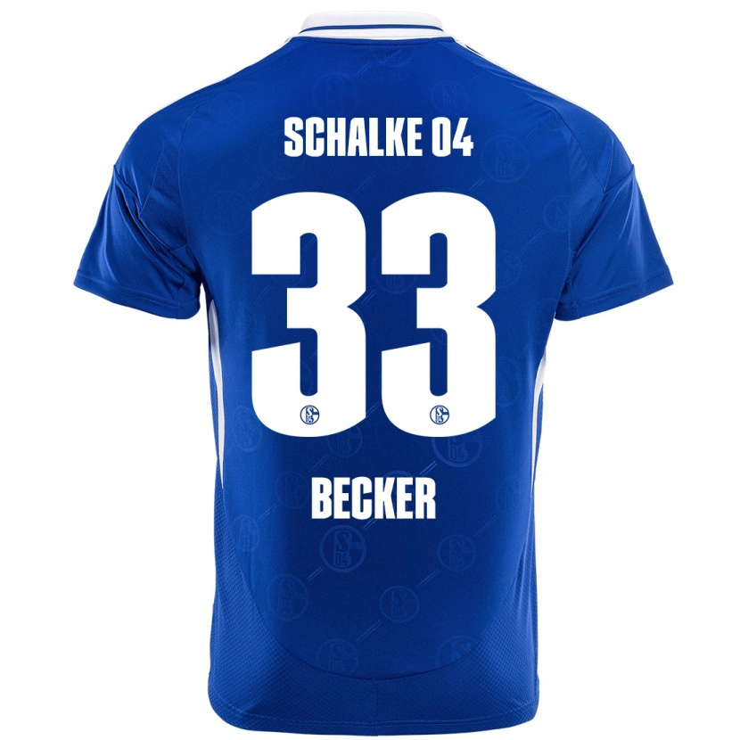 Danxen Niño Camiseta Vitalie Becker #33 Azul Real 1ª Equipación 2024/25 La Camisa