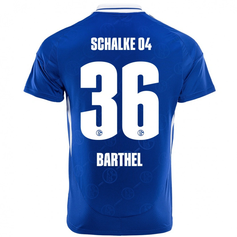 Danxen Niño Camiseta Niklas Barthel #36 Azul Real 1ª Equipación 2024/25 La Camisa