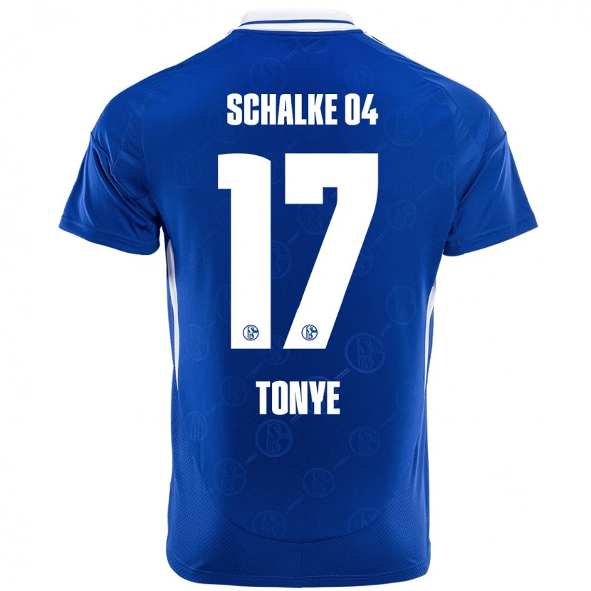 Danxen Niño Camiseta Yannick Tonye #17 Azul Real 1ª Equipación 2024/25 La Camisa