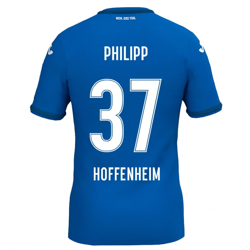 Danxen Niño Camiseta Luca Philipp #37 Azul Real 1ª Equipación 2024/25 La Camisa