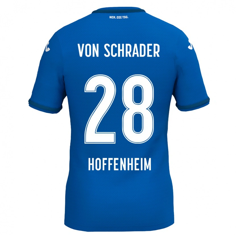 Danxen Niño Camiseta Lina Von Schrader #28 Azul Real 1ª Equipación 2024/25 La Camisa