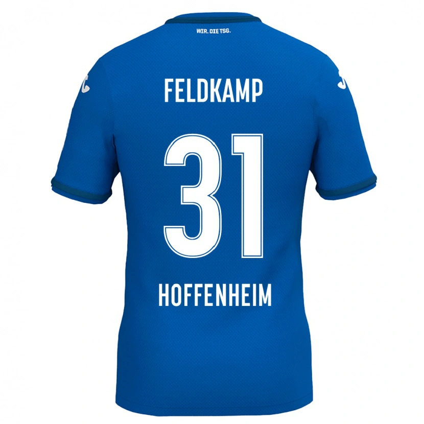 Danxen Niño Camiseta Jana Feldkamp #31 Azul Real 1ª Equipación 2024/25 La Camisa