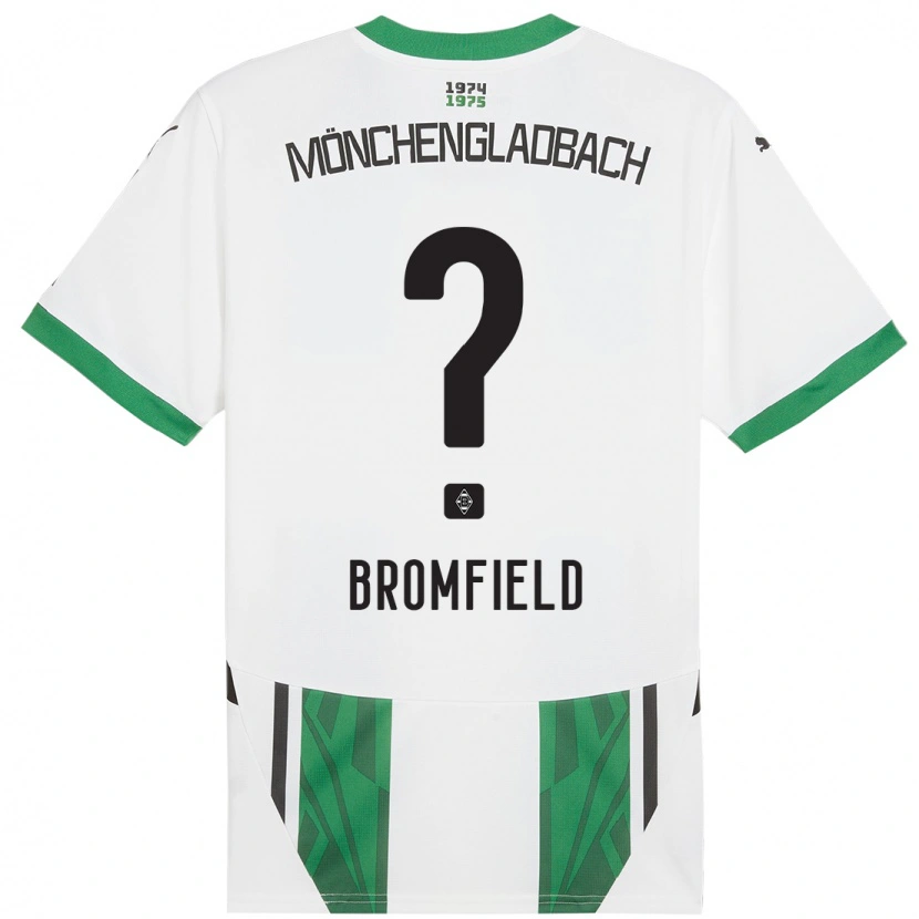Danxen Niño Camiseta Rio Bromfield #0 Blanco Verde 1ª Equipación 2024/25 La Camisa