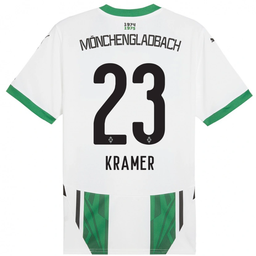 Danxen Niño Camiseta Christoph Kramer #23 Blanco Verde 1ª Equipación 2024/25 La Camisa
