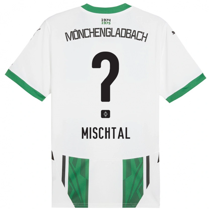 Danxen Niño Camiseta Kilian Mischtal #0 Blanco Verde 1ª Equipación 2024/25 La Camisa
