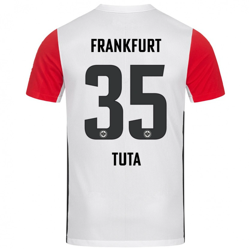 Danxen Niño Camiseta Tuta #35 Blanco Rojo 1ª Equipación 2024/25 La Camisa