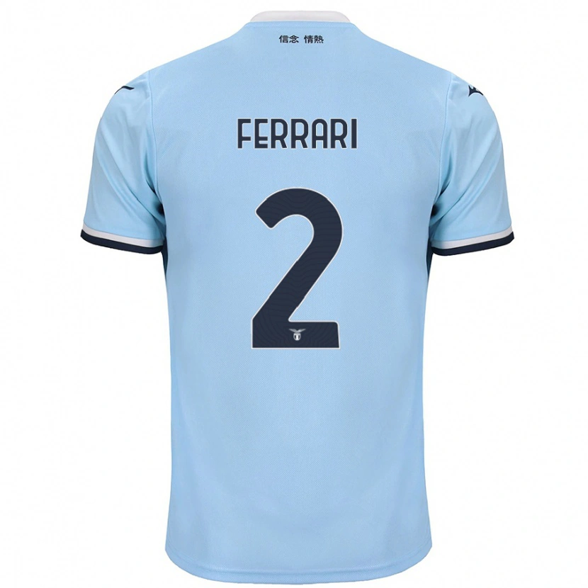 Danxen Niño Camiseta Lorenzo Ferrari #2 Azul 1ª Equipación 2024/25 La Camisa