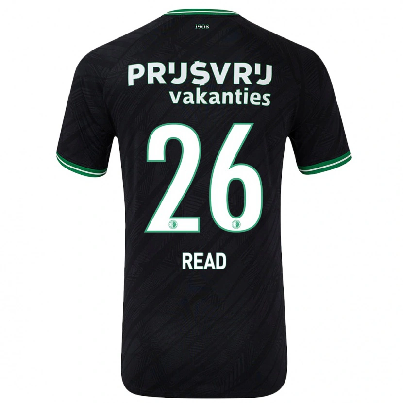 Danxen Niño Camiseta Givairo Read #26 Negro Verde 2ª Equipación 2024/25 La Camisa