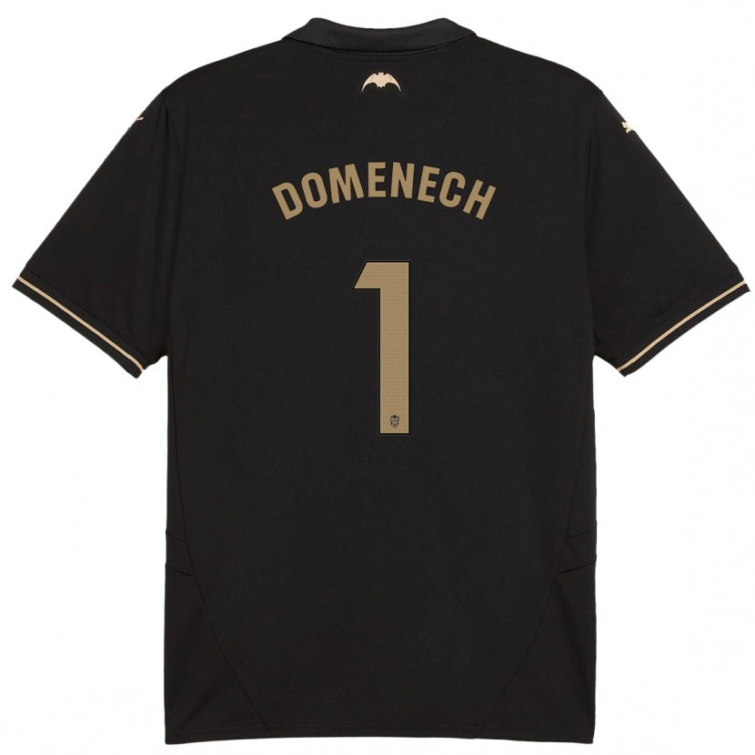 Danxen Niño Camiseta Jaume Doménech #1 Negro 2ª Equipación 2024/25 La Camisa