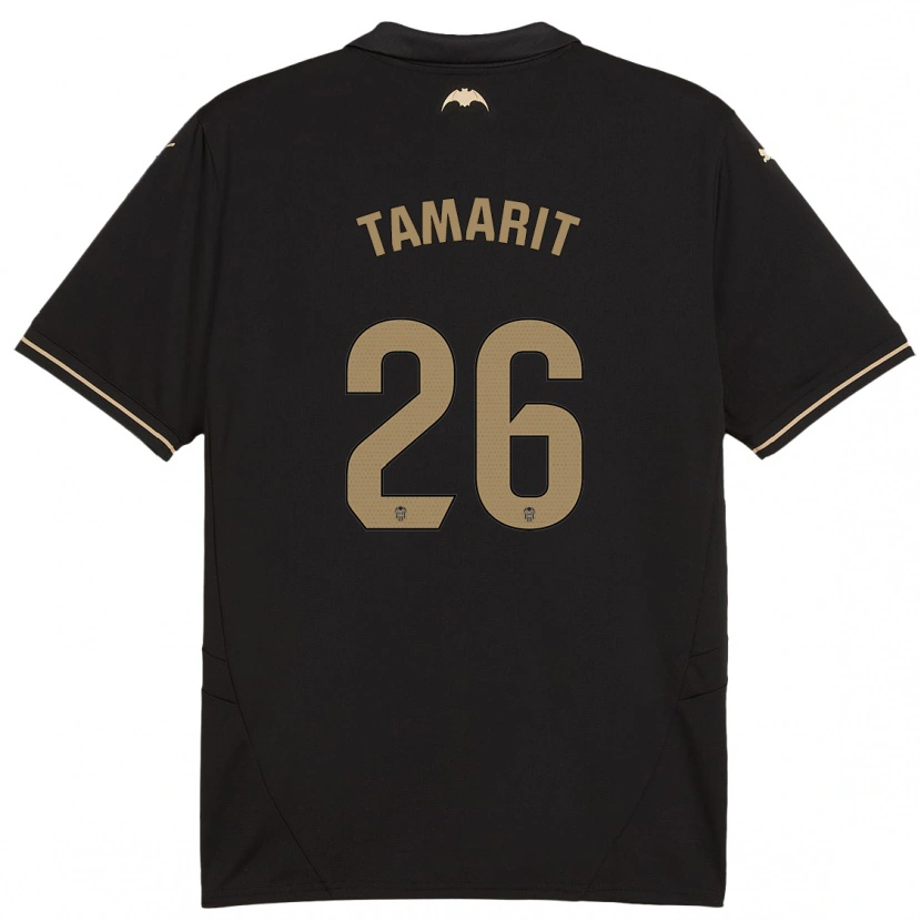 Danxen Niño Camiseta Sara Tamarit #26 Negro 2ª Equipación 2024/25 La Camisa