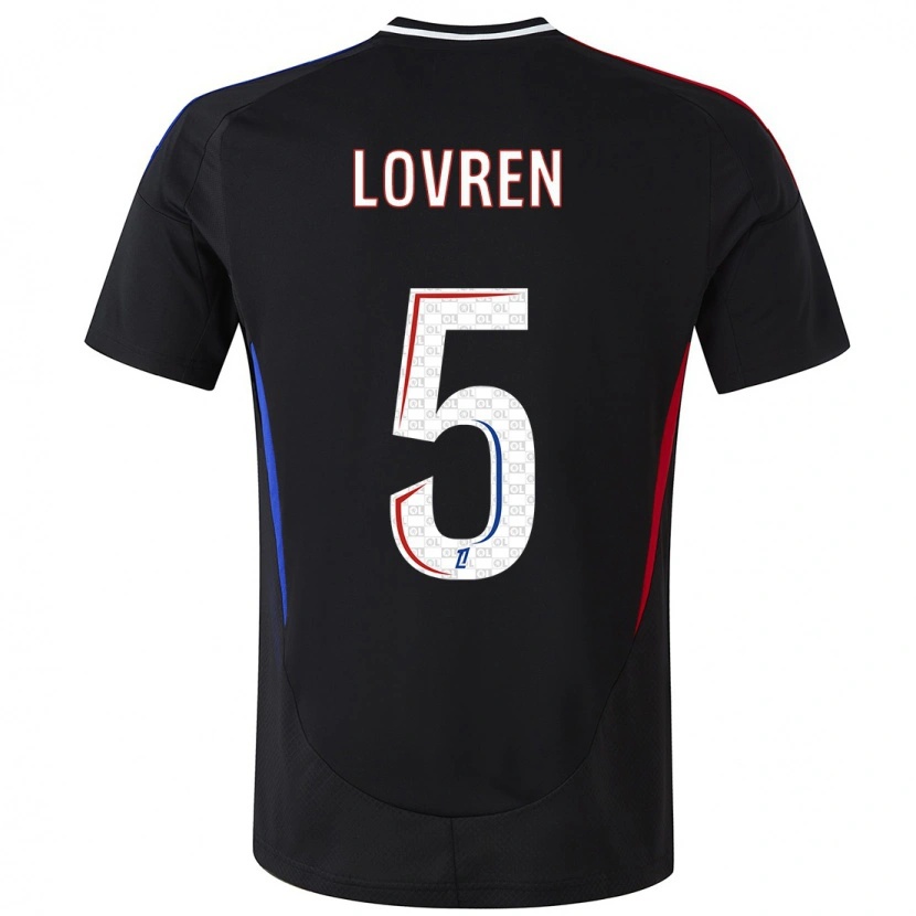Danxen Niño Camiseta Dejan Lovren #5 Negro 2ª Equipación 2024/25 La Camisa
