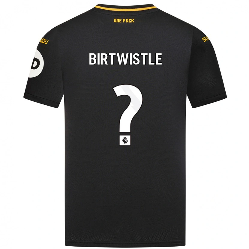 Danxen Niño Camiseta Harry Birtwistle #0 Negro 2ª Equipación 2024/25 La Camisa