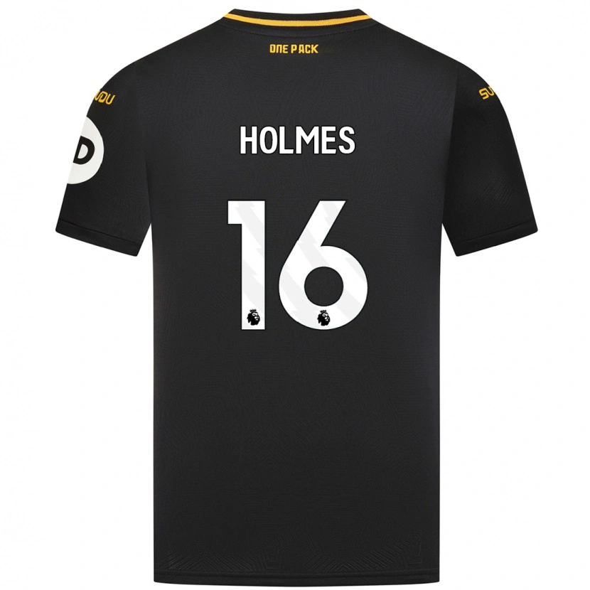 Danxen Niño Camiseta Summer Holmes #16 Negro 2ª Equipación 2024/25 La Camisa