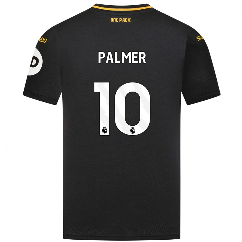 Danxen Niño Camiseta Jamila Palmer #10 Negro 2ª Equipación 2024/25 La Camisa