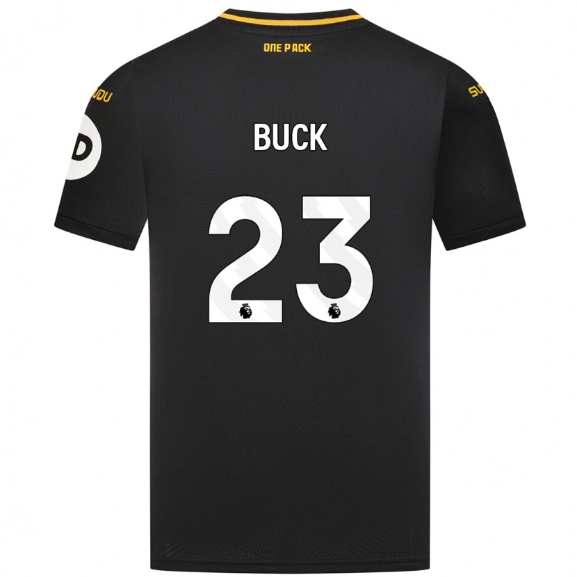 Danxen Niño Camiseta Alex Buck #23 Negro 2ª Equipación 2024/25 La Camisa