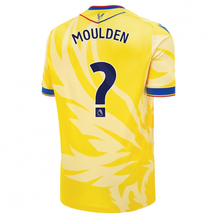 Danxen Niño Camiseta Louie Moulden #0 Amarillo 2ª Equipación 2024/25 La Camisa