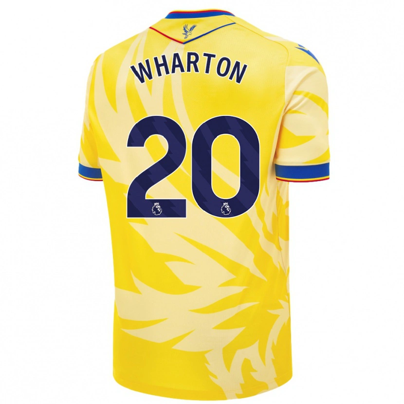 Danxen Niño Camiseta Adam Wharton #20 Amarillo 2ª Equipación 2024/25 La Camisa