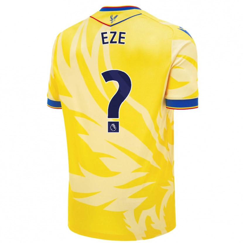 Danxen Niño Camiseta Chimaechi Eze #0 Amarillo 2ª Equipación 2024/25 La Camisa