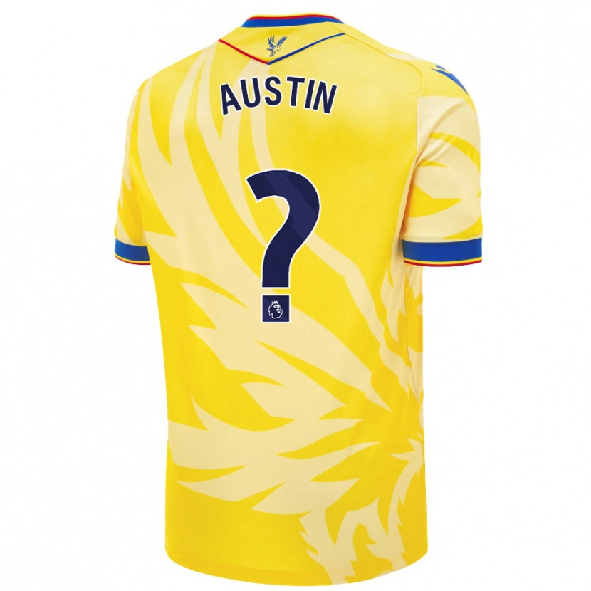 Danxen Niño Camiseta Cormac Austin #0 Amarillo 2ª Equipación 2024/25 La Camisa