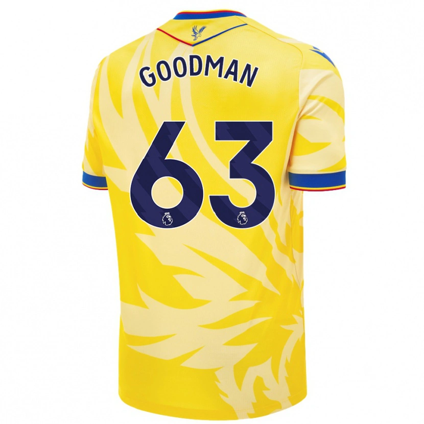 Danxen Niño Camiseta Owen Goodman #63 Amarillo 2ª Equipación 2024/25 La Camisa