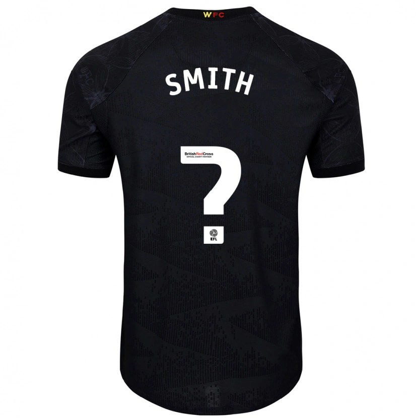 Danxen Niño Camiseta Max Smith #0 Negro Blanco 2ª Equipación 2024/25 La Camisa