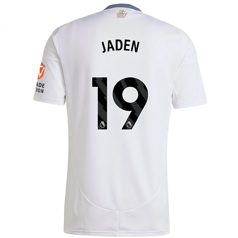 Danxen Niño Camiseta Jaden Philogene #19 Blanco 2ª Equipación 2024/25 La Camisa