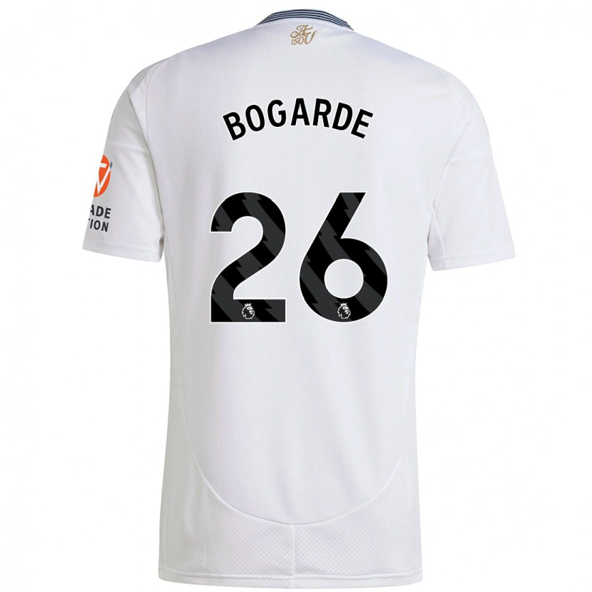 Danxen Niño Camiseta Lamare Bogarde #26 Blanco 2ª Equipación 2024/25 La Camisa