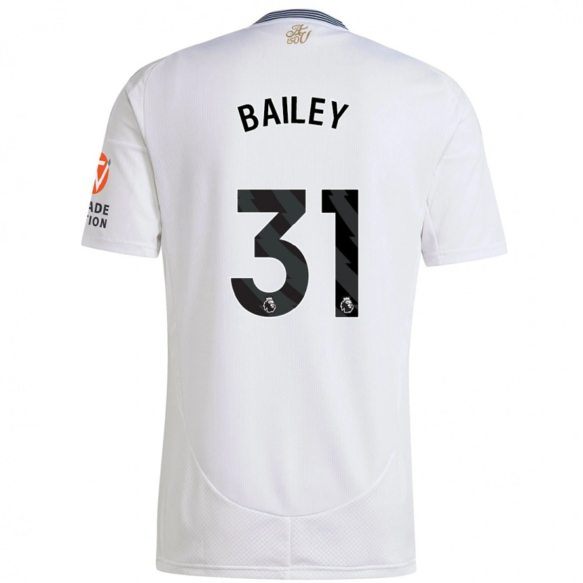 Danxen Niño Camiseta Leon Bailey #31 Blanco 2ª Equipación 2024/25 La Camisa