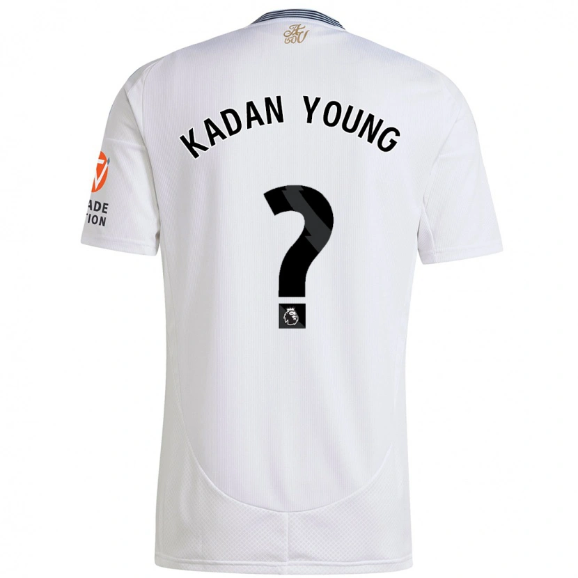 Danxen Niño Camiseta Kadan Young #0 Blanco 2ª Equipación 2024/25 La Camisa