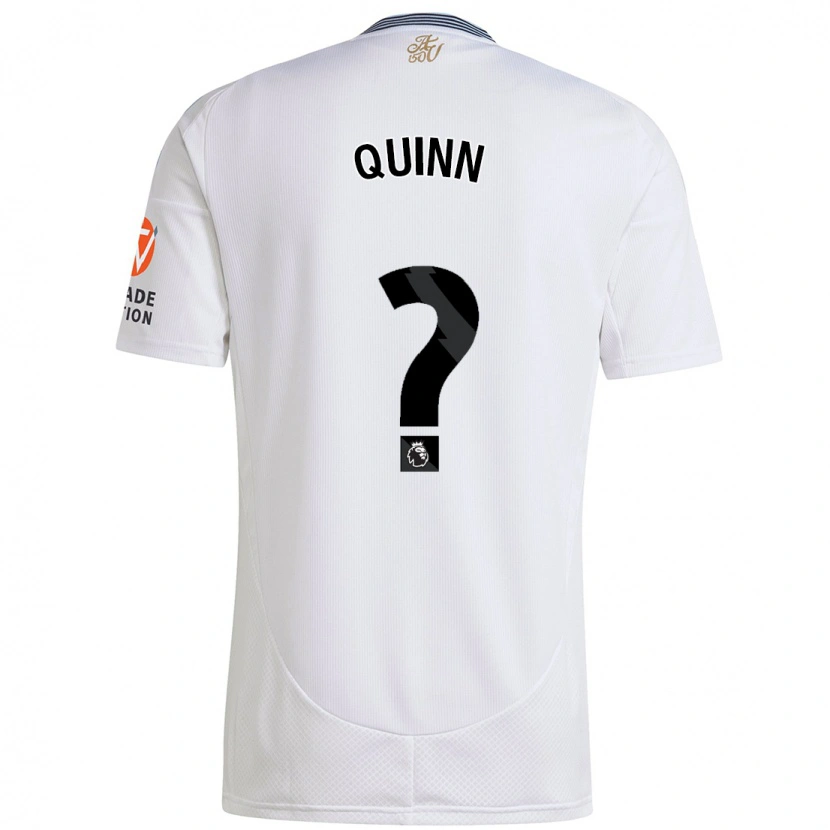 Danxen Niño Camiseta Keilan Quinn #0 Blanco 2ª Equipación 2024/25 La Camisa