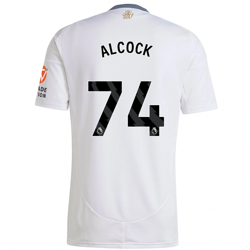 Danxen Niño Camiseta Todd Alcock #74 Blanco 2ª Equipación 2024/25 La Camisa