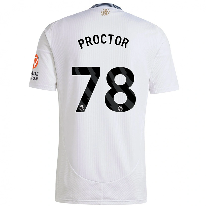 Danxen Niño Camiseta Sam Proctor #78 Blanco 2ª Equipación 2024/25 La Camisa