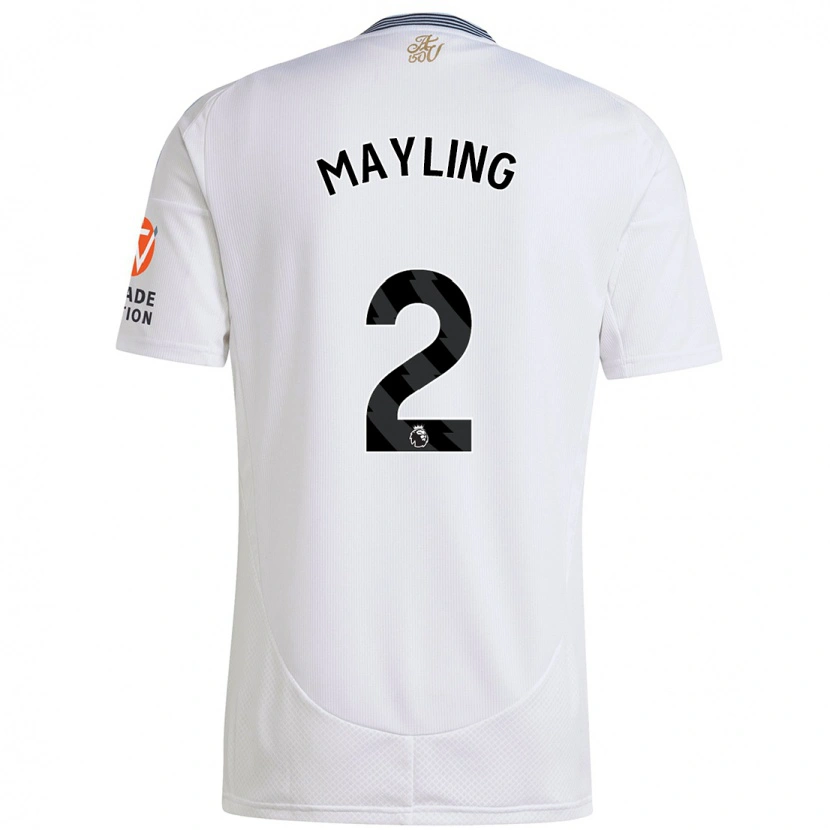 Danxen Niño Camiseta Sarah Mayling #2 Blanco 2ª Equipación 2024/25 La Camisa