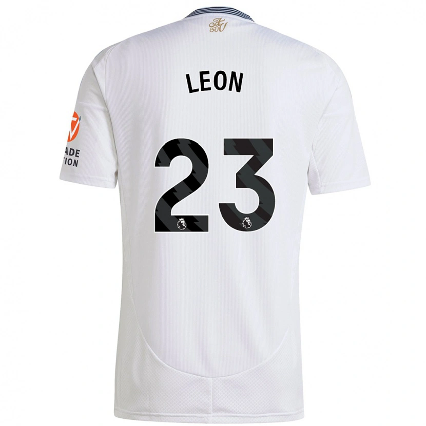 Danxen Niño Camiseta Adriana Leon #23 Blanco 2ª Equipación 2024/25 La Camisa